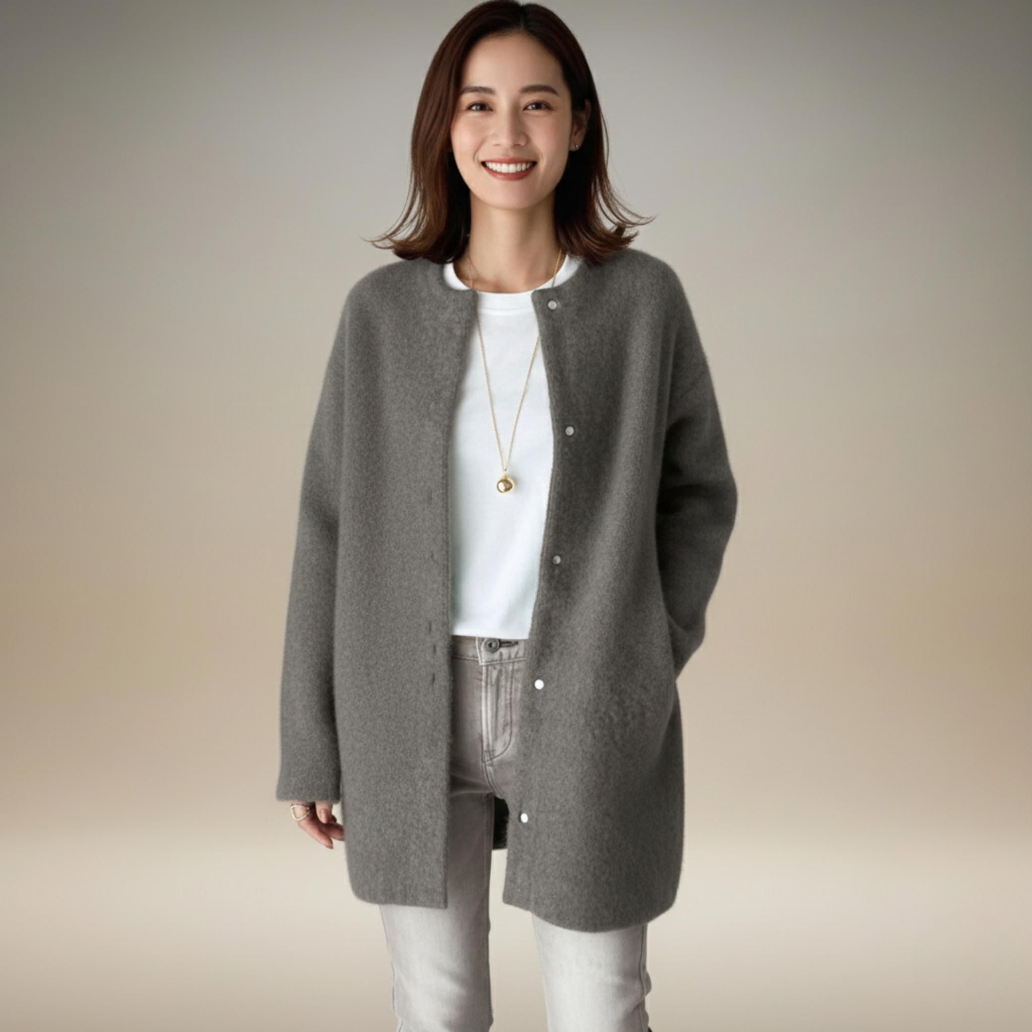 Olivia | Elegant Warm Long Cardigan for Women