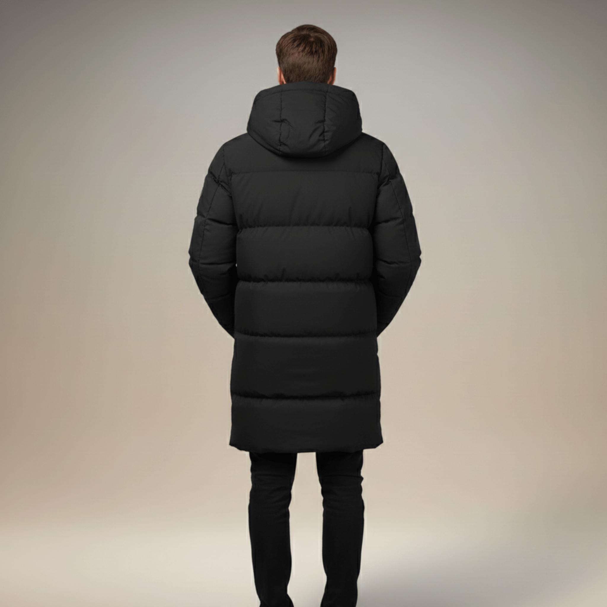 Ethan | Stylish Hooded Men's Winter Jacket, Quilted Parka