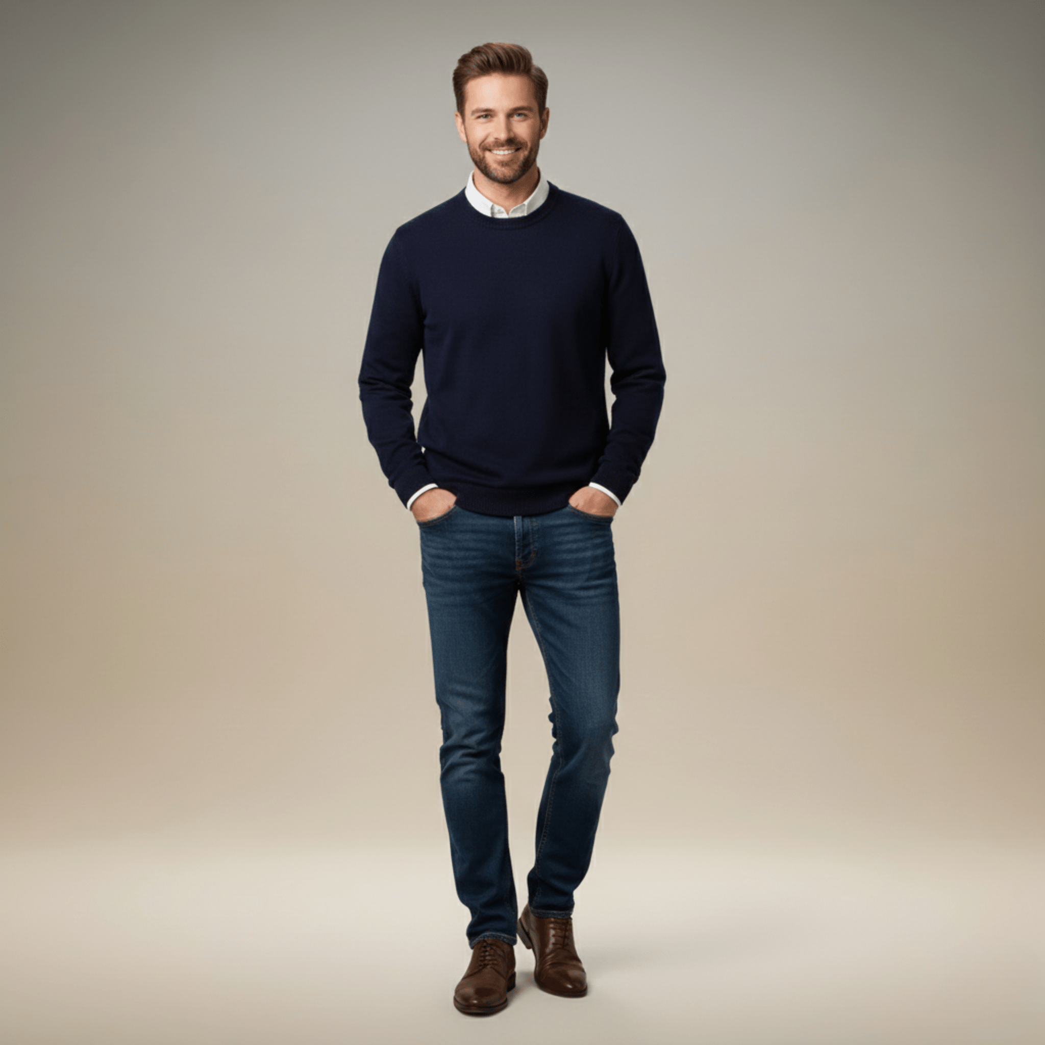 Ethan | Classic Warm Men's Sweater for Fall and Winter