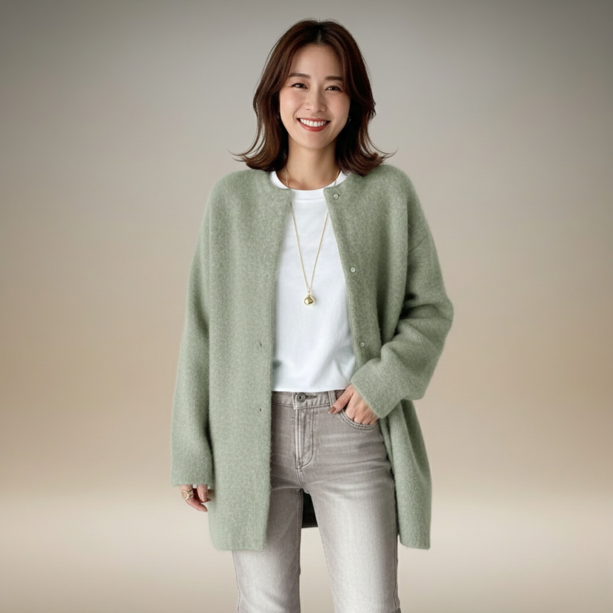 Olivia | Elegant Warm Long Cardigan for Women