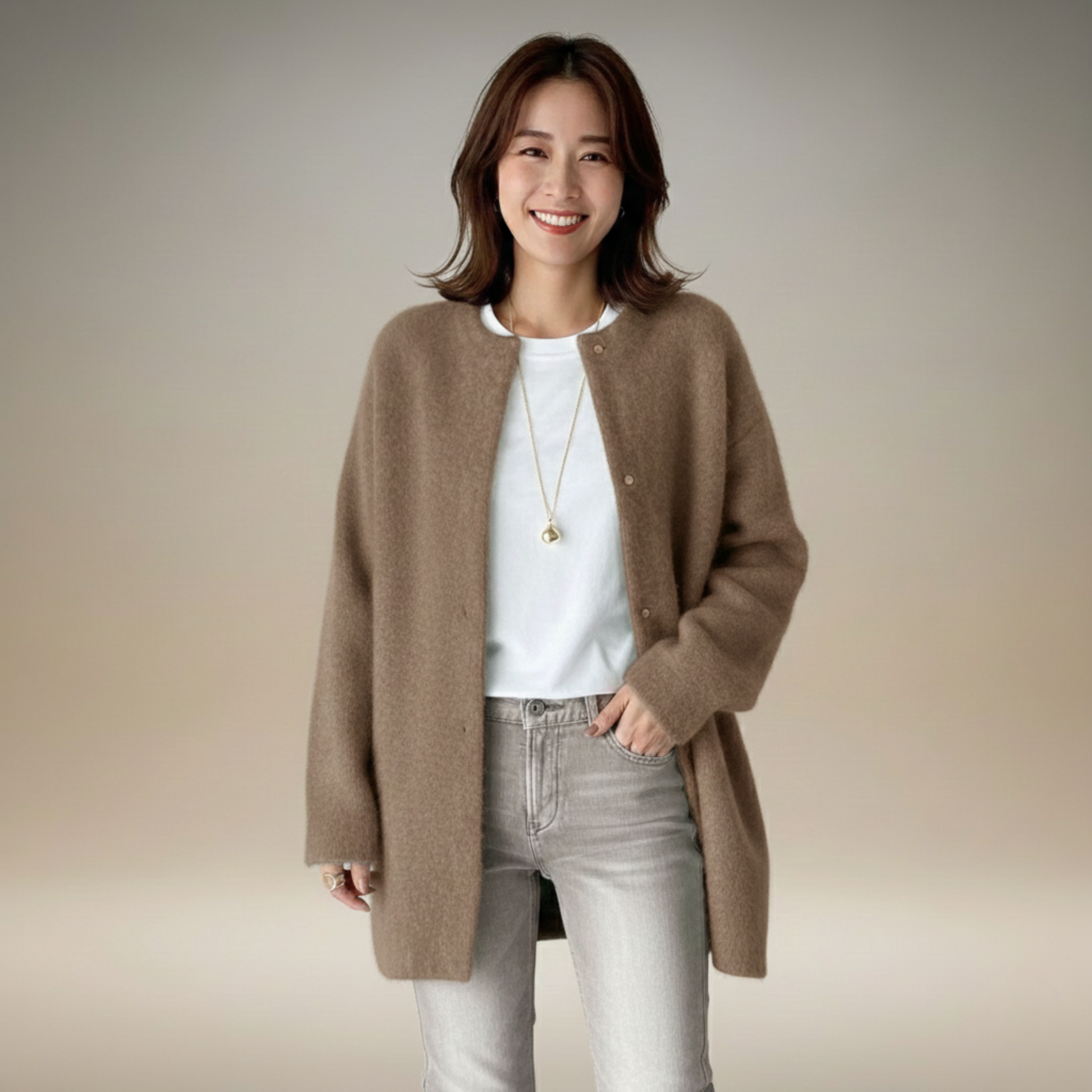 Olivia | Elegant Warm Long Cardigan for Women