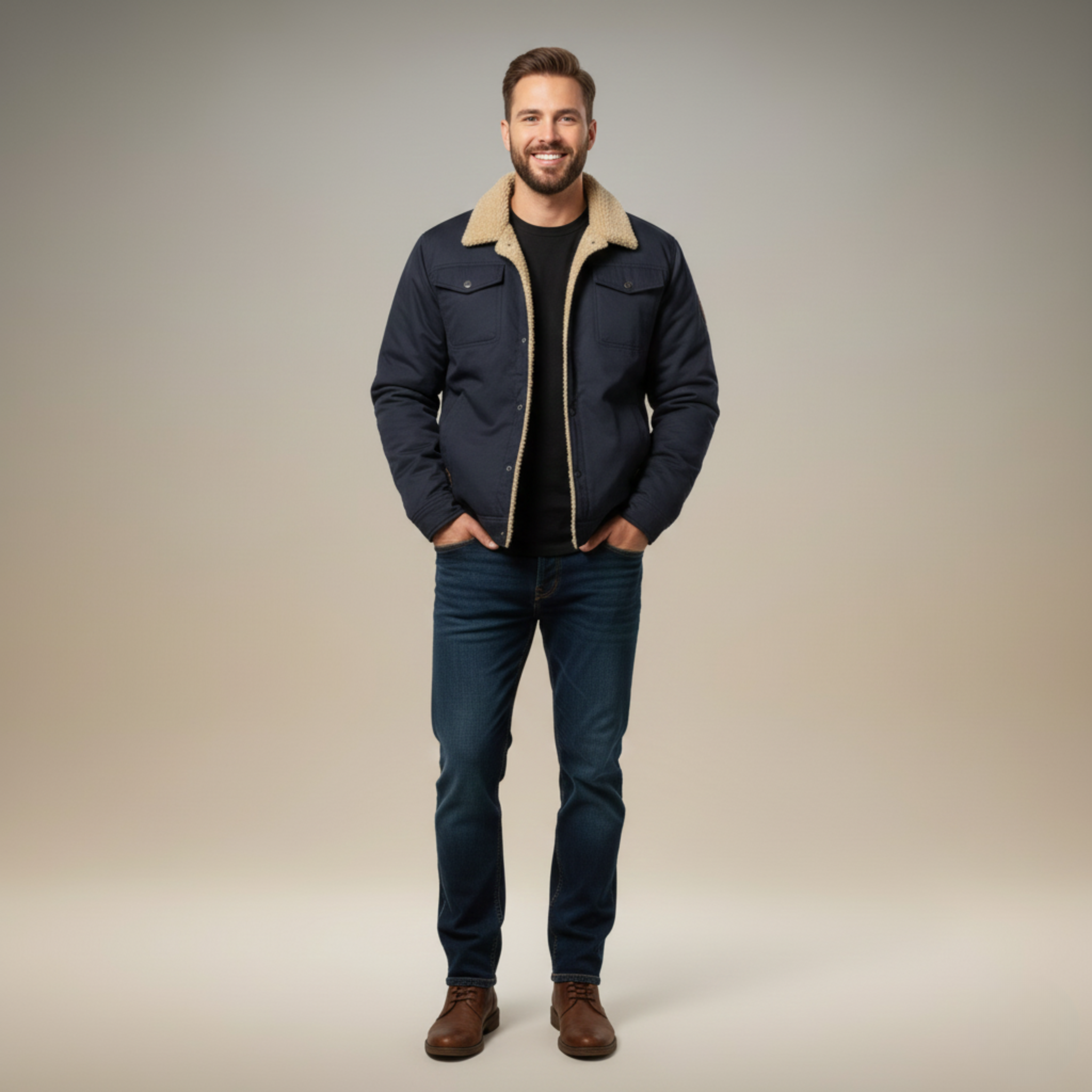 Ethan | Stylish Thick Mens Winter Coat for Cold Weather